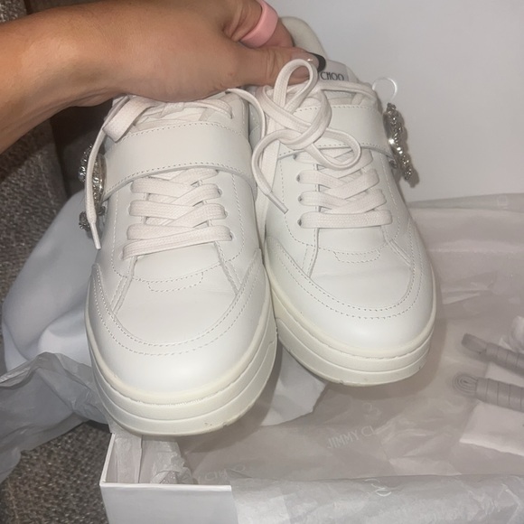 Authentic Jimmy Choo OSAKA lace up sneakers size 36 - Picture 11 of 11